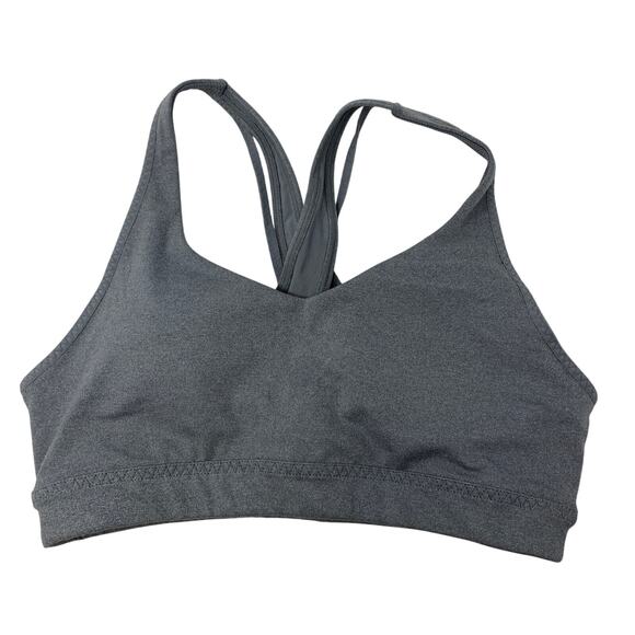 Athleta Transcendence Sports Bra Womens Size XS Gray Heather - Picture 1 of 7